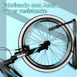 Support mural pour vélo en acier renforcé, support de rangement pliable en aluminium pour vélo avec support de réparation - Product Image 2
