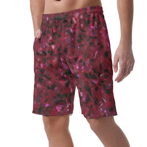 Pantalones cortos estampados de cintura media para hombre, pantalones cortos para correr, novedad en ropa informal, pantalones cortos para correr - Product Image 3