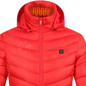Veste d'Hiver Légère Auto-Chauffante pour Homme Style High Street Design Personnalisable avec Col Montant Manches Longues de Haute Qualité - Product Image 6