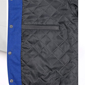 Veste universitaire grande taille OEM en couleurs unies | Veste utilitaire d'hiver en laine | Tailles et couleurs personnalisées disponibles - Product Image 4