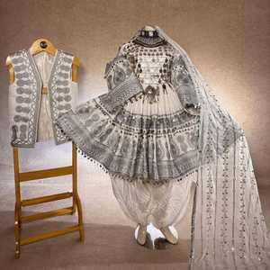 Vente chaude Conception Unique À La Main Broderie Style Afghan Vintage Robes Femmes 2025 Partie Porter Correspondant Hommes Gilet Gilet - Product Image 3