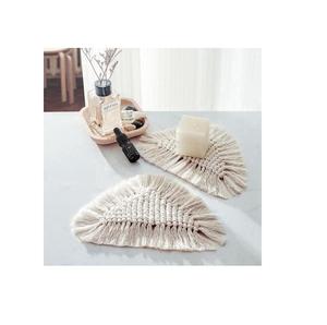 Mantel Individual de Diseño Estándar hecho a mano Boho Decoración de mesa Mantel Individual Macrame de cordón de algodón y CAMINO DE MESA DE LA India - Product Image 2