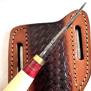 Mini cuchillo multiusos con parte trasera recta de grado industrial - Product Image 4