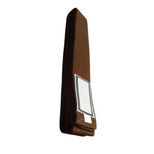 Ceinture de BJJ de haute qualité avec des matériaux 100% polyester et coton, options de couleur personnalisées, service OEM pour les vêtements d'arts martiaux - Product Image 2