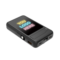Cargador Inalámbrico Magnético 3 en 1 de 10000 mAh, PD22.5W QC18W, con Logotipo Personalizado LED, Cargador Rápido para Teléfono con Cable, Indicador de Batería y Soporte