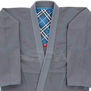 Vente en gros uniforme de Gi Jiu Jitsu brésilien non blanchi Service OEM disponible Kimono Jiu Jitsu de judo pour la formation de vêtements d'arts martiaux - Product Image 3