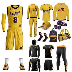 Meilleur maillot de basket-ball à séchage rapide uniforme de basket-ball personnalisé pour les jeunes pas cher en haute qualité à bas quantité minimale de commande - Product Image 4