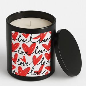 Velas perfumadas de cera de soja para el Día de San Valentín personalizadas, tarro de 7oz, diseño romántico, aromaterapia lujosa para boda, fiesta, hogar, Diwali - Product Image 2