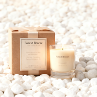 Bougies parfumées à la fleur LED sans flamme ou massage de Noël pour bougie Coffret personnalisable logo de luxe Déco Bougies parfumées