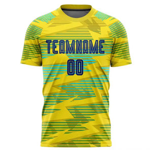 Maillot de football léger et de haute qualité pour homme – Tenue de sport élégante, respirante, écologique, à séchage rapide, à manches courtes, idéal pour l'entraînement - Product Image 1