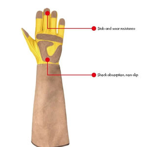 Guantes largos Guanteletes Rosa Poda Espina Guantes de jardín a prueba con protección de antebrazo largo Guanteletes Unisex En stock - Product Image 3
