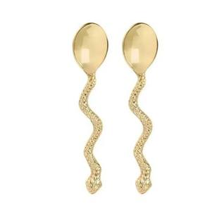 Ensemble de couverts de salle à manger de haute qualité en acier inoxydable avec design torsadé, parfait pour les événements de mariage, ustensiles de cuisine élégants - Product Image 2