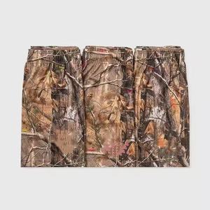 Pantalones cortos deportivos de ocio de playa de árbol nuevo al por mayor baloncesto Fitness Red de entrenamiento suelta pantalones cortos transpirables de secado rápido para hombre - Product Image 1