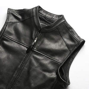 Gilet en cuir pour hommes pour les motards de tourisme et de croisière, fabrication sur mesure au Pakistan - Product Image 4