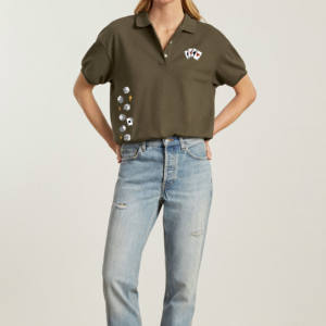 OEM Polo Camisetas Mujer Ropa Deportiva Venta al por mayor Mujer Polo Transpirable 100% algodón Señoras Camisas Tops Camisetas Para Niñas - Product Image 3