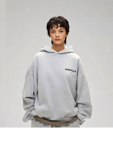 Conjunto de Sudadera con Capucha y Pantalones Deportivos de Otoño, Holgados, Transpirables, Ecológicos, de Poliéster/Algodón de 220g, de Alta Calidad, al por Mayor - Product Image 4