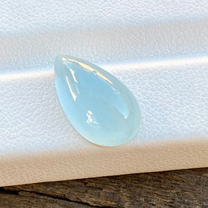 Brillante Natural Top Color aguamarina 5,12 quilates suelta forma de pera diamante piedra preciosa buen brillo para la fabricación de joyas - Product Image 1