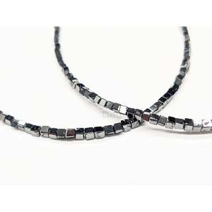 Diamants noirs en forme de cube, 100 % naturels, facettés, 1,5-2,5 mm, taille coussin, diamants en vrac, excellente qualité de coupe, VS2, pour la fabrication de bijoux - Product Image 2