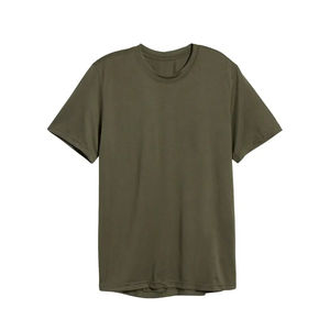 T-shirts à manches courtes à col roulé en coton 100% premium Impression numérique Unisexe Coupe régulière Tissu respirant écologique - Product Image 6