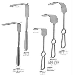 มีดผ่าตัดแบบใช้มือ Mikulicz Retractor ใบมีดขนาด 85x50 มม. ความยาว 26 ซม. ผลิตจากสแตนเลส ใช้ซ้ำได้ มีหลายขนาดใบมีดให้เลือก ผลิตโดยผู้ผลิตเครื่องมือผ่าตัด - Product Image 2