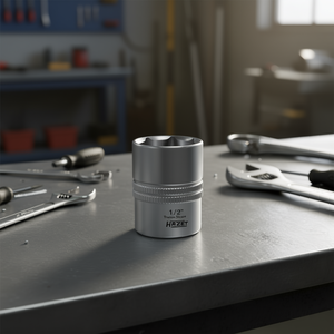 Hazet 1/2'' <b>12</b>-<b>Point</b> Square <b>Socket</b> with Traction Profile and Knurling - Product Image 3