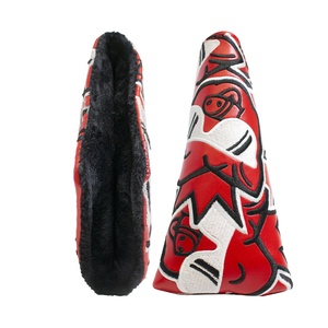 Soft Padded PU Leather Golf Head Cover <b>for</b> <b>Men's</b> Driver Club <b>Long</b> <b>Sock</b> Design with Plush Lining Easy Stretch Neck Head Covers - Product Image 2