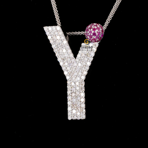 Pendentif personnalisé en argent sterling 925 avec diamants cultivés en laboratoire, taille brillante, entièrement glacé dans le style hip-hop pour les fêtes de bijouterie fine - Product Image 2