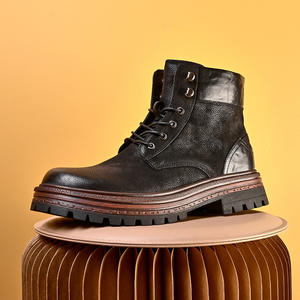 Chaussures Oxford en cuir de vachette pleine fleur avec talon amorti et design antidérapant, chaussures habillées pour hommes, chaussures en cuir - Product Image 1