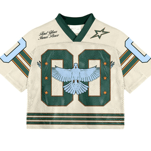 Maillot de football américain imprimé par sublimation de qualité supérieure, maillot de football, maillot d'équipe en mesh avec votre logo d'équipe, personnalisé OEM - Product Image 3