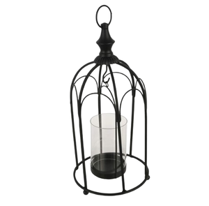 Portavelas de Metal de hierro negro decorativo hecho a mano, portavelas para decoraciones de boda, Decoración de mesa - Product Image 4