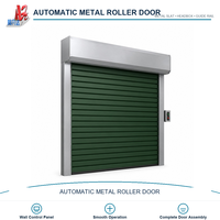 Portes à enroulement en aluminium électriques et manuelles, tailles et couleurs personnalisables pour ateliers et entrepôts