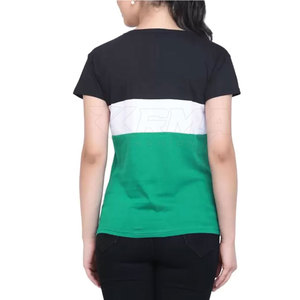 Buena calidad Causal Wears camisetas algodón poliéster mujeres camiseta a la venta 2025 último diseño mujer camiseta - Product Image 2