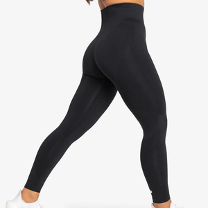 Custom High Waist Professional Manufacturer OEM Service Leggings Custom High Waist Yoga Pants Gym Women Workout Leggings - Product Image 4