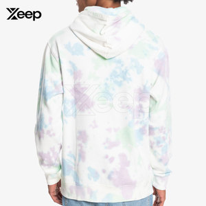 Sweat-shirts à capuche tie-dye en coton 100% de qualité supérieure, tissu doux, vêtements décontractés pour l'extérieur, mode - Product Image 4