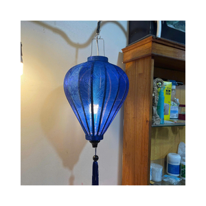 Linternas de seda de bambú Hoi An para la decoración del vestíbulo del hotel - Product Image 1