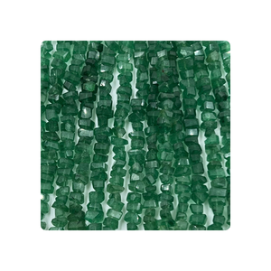 Haute qualité 8 pouces brin vert fraise Quartz facettes pépites perles 12-15mm environ. pour la fabrication de bijoux - Product Image 6