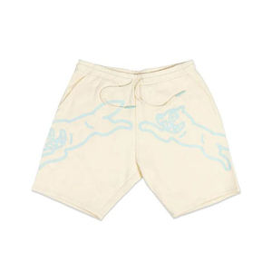 Short en éponge 100% coton personnalisé de haute qualité impression bouffante à ourlet brut de style urbain pour hommes - Product Image 1