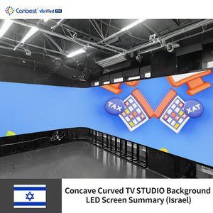 Canbest Fl P2 2Mm 13760X1600Mm 45.14Ftx5.24Ft Fondo de estudio curvo cóncavo Pantalla LED Pared de video en Israel - Product Image 5