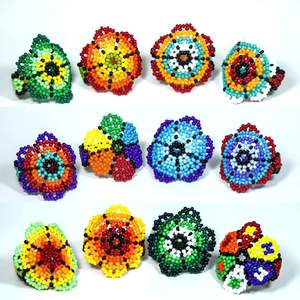 HF Crafts Anillo de cuentas de semillas de vidrio hecho a mano Cuentas de estilo clásico de alta calidad para bodas Compromisos Fiestas Regalos Precio - Product Image 4