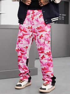 Pantalones Deportivos Casuales para Hombre, Personalizados, de Gran Peso, Estilo Urbano, Holgados, de Felpa Francesa 100% Algodón para Invierno - Product Image 5