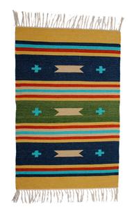 Wholesale Cotton Handmade Fresh Modern Machine Washable Eco Friendly Multicolor Floral Plush Rug Home Prayer Picnic Travel - Product Image 2