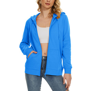 Sudadera con Capucha de Estilo Vintage para Mujer, Fabricada en Fábrica, Moda de Invierno, Manga Larga, Cierre Frontal con Cremallera, Estampado Personalizado, Corte Holgado - Product Image 4