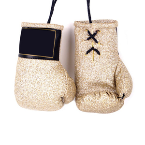 Porte-clés en cuir PU, Mini gant de boxe, porte-clés/Mini boule de couleur personnalisée, impression de Logo personnalisée - Product Image 4