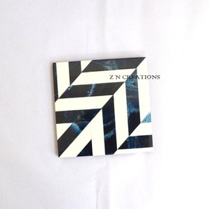 High Quality Custom Handmade Resin Marble Wooden Coasters MFD Manufacturer's <b>Mat</b> & Pads for Drinks - Product Image 3