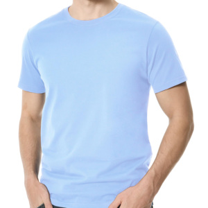 Conjunto de 2 piezas de moda de verano informal para hombre de alta calidad Camiseta transpirable con cuello redondo y mangas cortas Color sólido Tasas bajas - Product Image 3