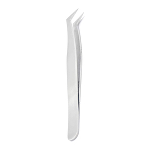 Pinzas para pestañas hechas a medida, Punta puntiaguda, acabado Dall curvo, pinzas para pestañas de belleza de acero inoxidable alemán - Product Image 5