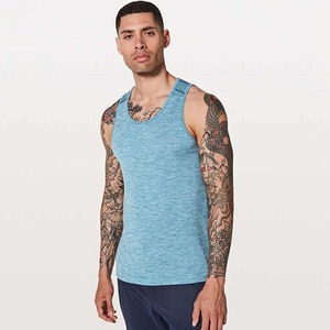 Custom Men's Gym Tank Top Breathable Seamless Sports <b>Vest</b> with Print Plus Size Private Label Knitted - Product Image 5