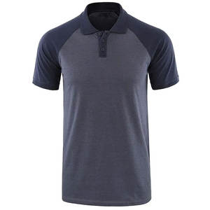 Camiseta Polo de alta calidad para hombre, tela de punto de fibra de bambú y algodón transpirable de Color sólido, cómoda camiseta Poloshirt - Product Image 1