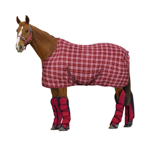El mejor precio en la nueva colección Zebra Check Winter Standard Neck Horse Fleece Stable Rug - Product Image 1