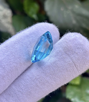 En gros Naturel Bleu Ciel Topaze Losange Cerf-Volant Bouclier Fantaisie À Facettes Pierres Précieuses En Vrac pour La Fabrication De Bijoux Certifié IGI